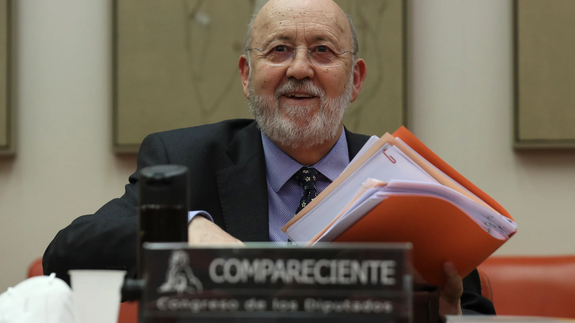 El presidente del Centro de Investigaciones Sociológicas, José Felix Tezános, comparece en la Comisión Constitucional del Congreso de los Diputados