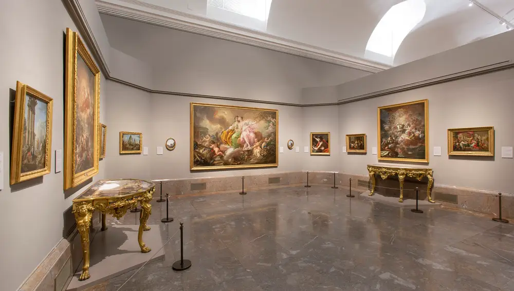 Colección del siglo XVIII, en la Sala 21 del edificio Villanueva del Museo Nacional del Prado