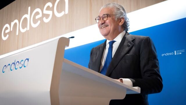 El consejero delegado de Endesa, José Bogas, durante la junta general ordinaria de accionistas de este año