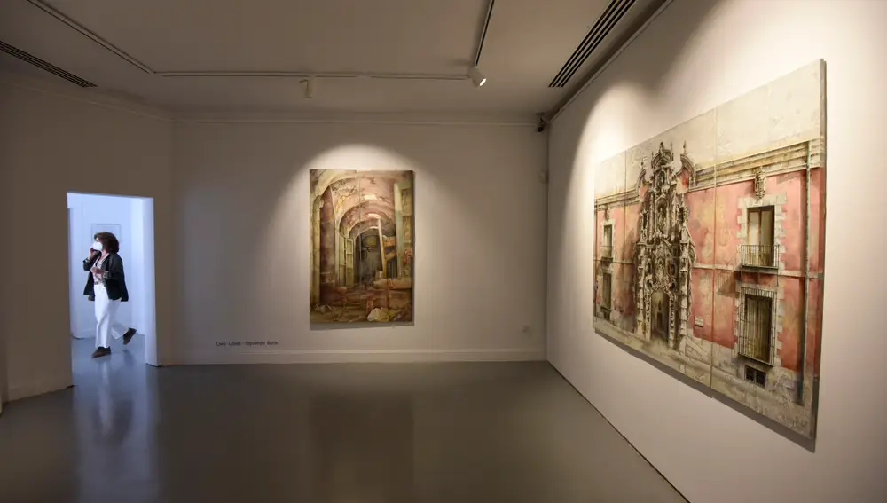 Exposición &quot;López-Izquierdo. Cinco Generaciones de Arquitectos: Grafismo y obra construida&quot;, que se puede visitar en la sede de Sevilla de la Fundación Valentín de Madariaga