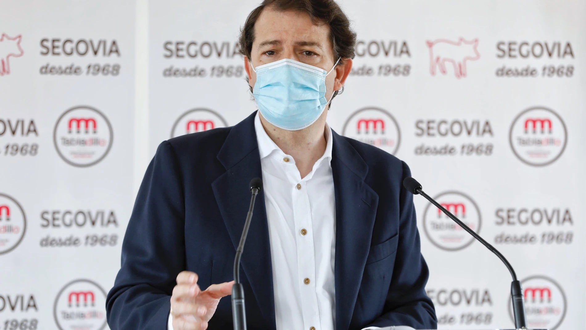 El presidente de Castilla y León, Alfonso Fernández Mañueco, pide a Pedro Sánchez que actúe contra la pandemia