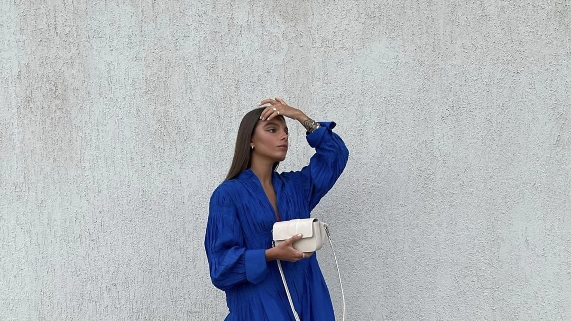 Maria Chervotkina con vestido de H&M./ Instagram @mariecher