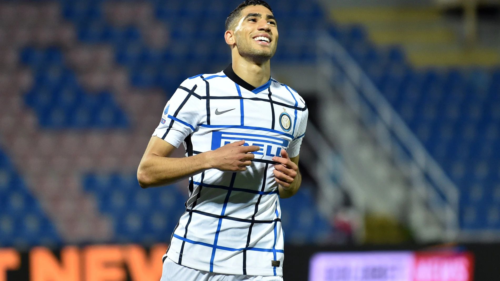 Achraf Hakimi celebra su gol en el Crotone-Inter (0-2) del pasado sábado.
