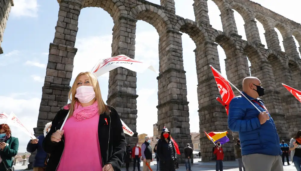 Concentración del 1 de mayo en Segovia