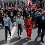 Manifestación del Primero de Mayo en Madrid