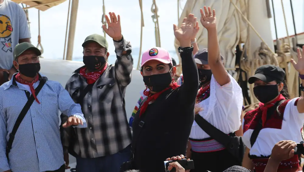 Miembros del Ejercito Zapatista de Liberación Nacional (EZLN)