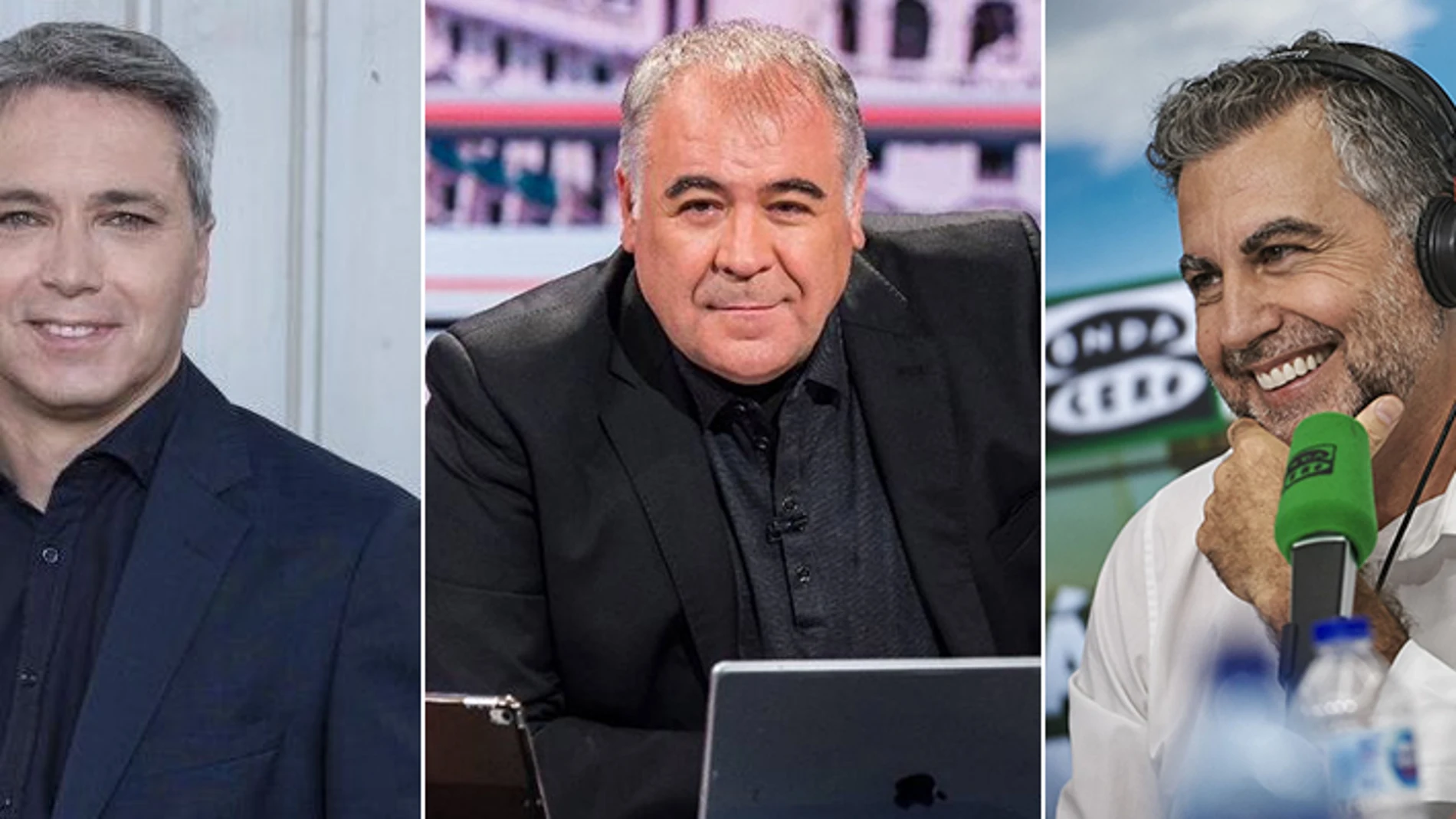 Vicente Vallés, Antonio García Ferreras y Carlos Alsina