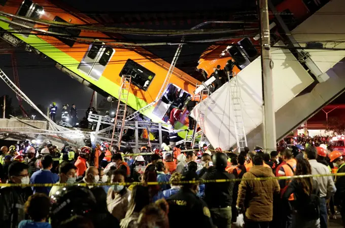 El derrumbe del metro de Ciudad de México provoca al menos 23 muertos y más de 70 heridos