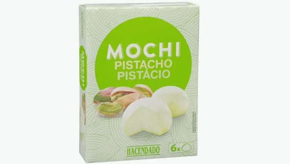 Mochi helados, sabor pistacho, de venta en Mercadona