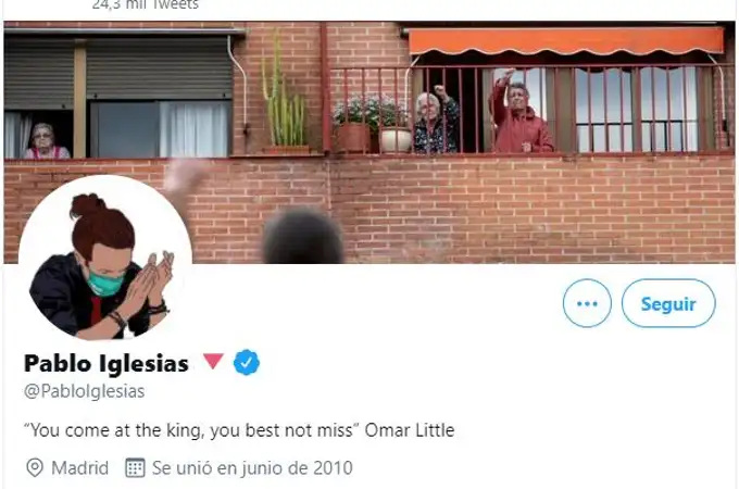 Resultados elecciones Madrid | El enigmático mensaje de Pablo Iglesias en Twitter tras su dimisión: “Si vienes a por el rey, mejor no falles”