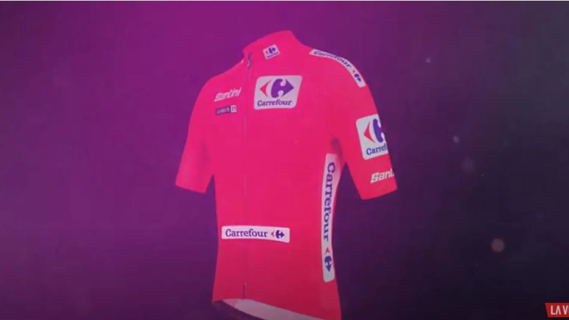 Maillot rojo diseñado por Santini para la Vuelta 2021