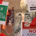 Los sindicatos UGT y CCOO de Salamanca convocaron una concentración de protesta contra el ERE de H&amp;M