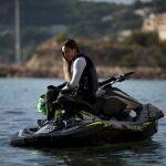 Cristina Lazarraga participa en el campeonato de España de motos de agua
