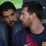 Leo Messi y Luis Suárez, grandes amigos que serán rivales en el Atlético - Barcelona decisivo para la Liga