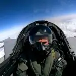 Un piloto español a los mandos de un Eurofighter del Ala 14