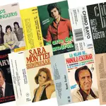 Carátulas de discos de El Fary, Manolo Escobar, Camela y otros artistas que eran imprescindibles en las gasolineras
