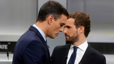 Pedro Sánchez y Pablo Casado