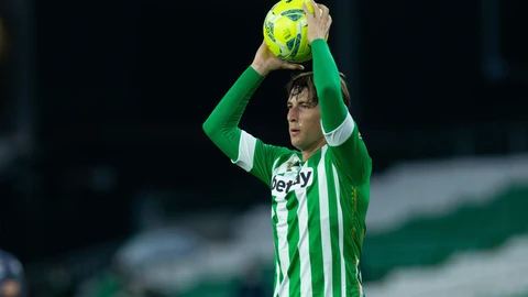 Juan Miranda con el Real Betis.