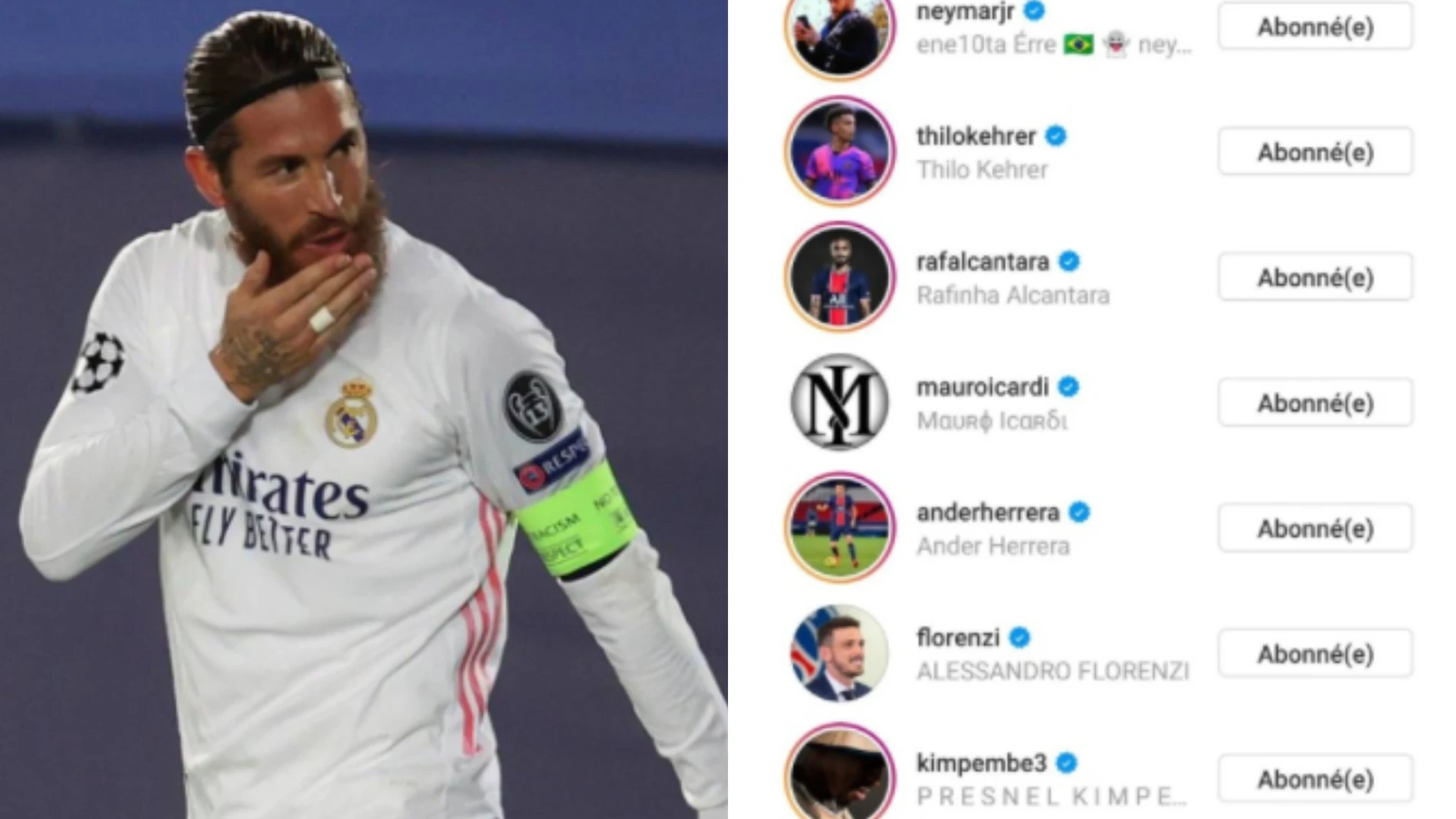 El sospechoso movimiento Sergio Ramos en Instagram