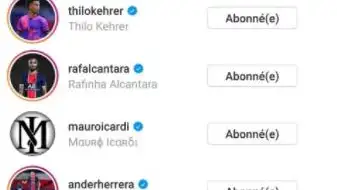 La cascada de "follows" de Ramos al PSG