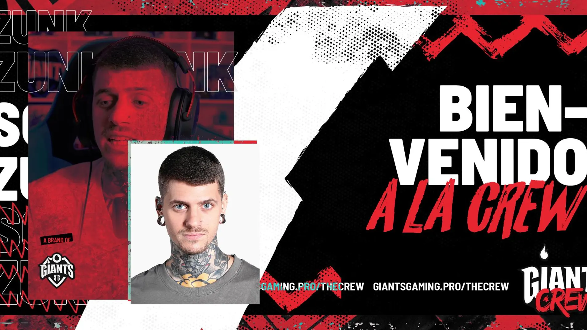 Zunk aterriza en la Giants Crew