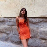 Lucía Rivera con vestido de Pull&Bear.