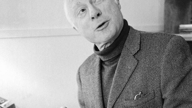 FILE - Norman Lloyd, executive producer of Hollywood Theater, a series of high-class dramatic shows seen on affiliated stations on the Public Broadcasting Service, poses for a photo on Dec. 26, 1974, in Los Angeles. Lloyd, the distinguished stage and screen actor known for his role as a kindly doctor on TV's "St. Elsewhere," has died at 106. Manager Marion Rosenberg said the actor died Tuesday, May 11, 2021, at his home in the Brentwood neighborhood of Los Angeles. (AP Photo/George Brich, File)