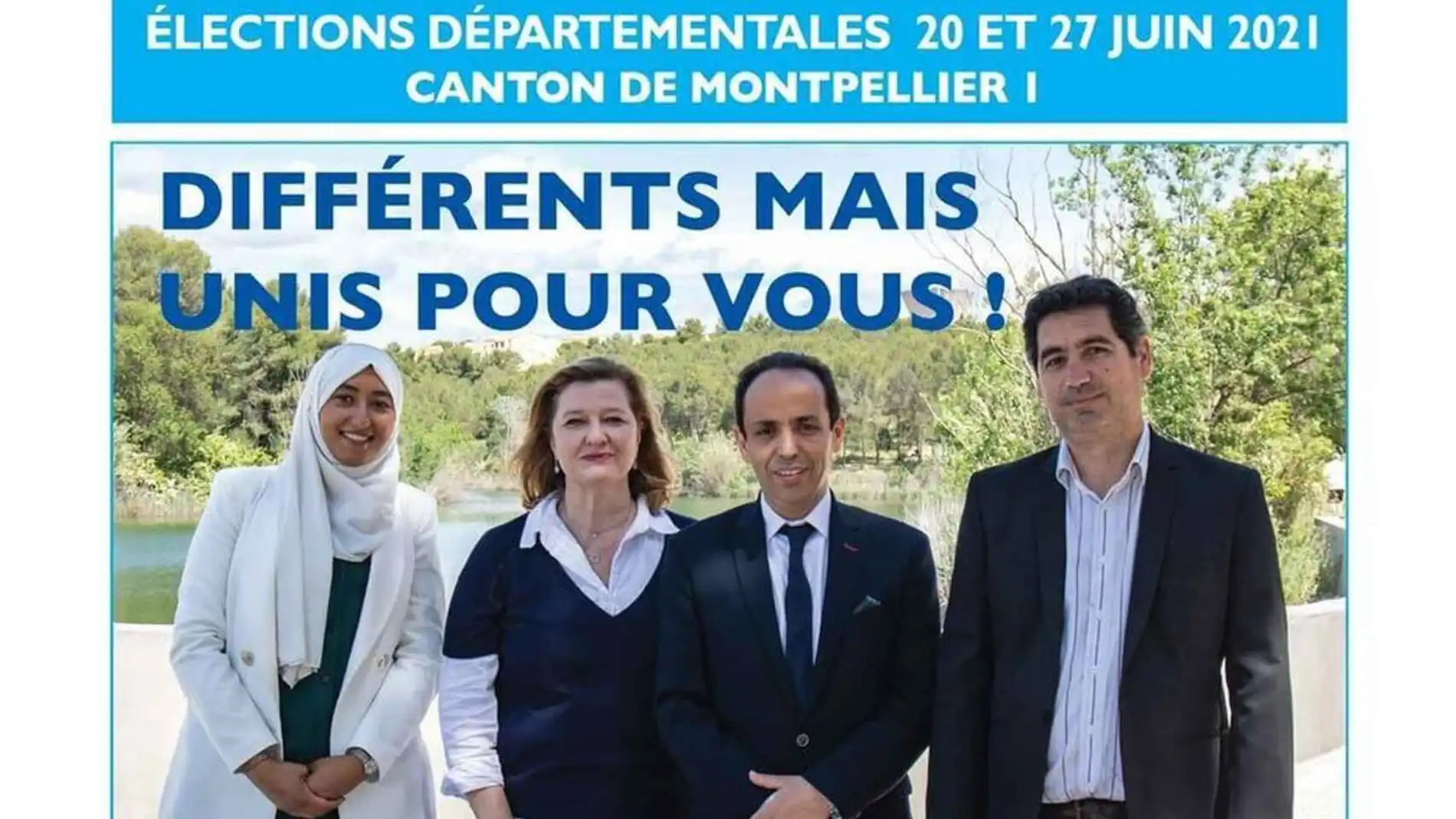 El cartel electoral que ha provocado la polémica en Francia