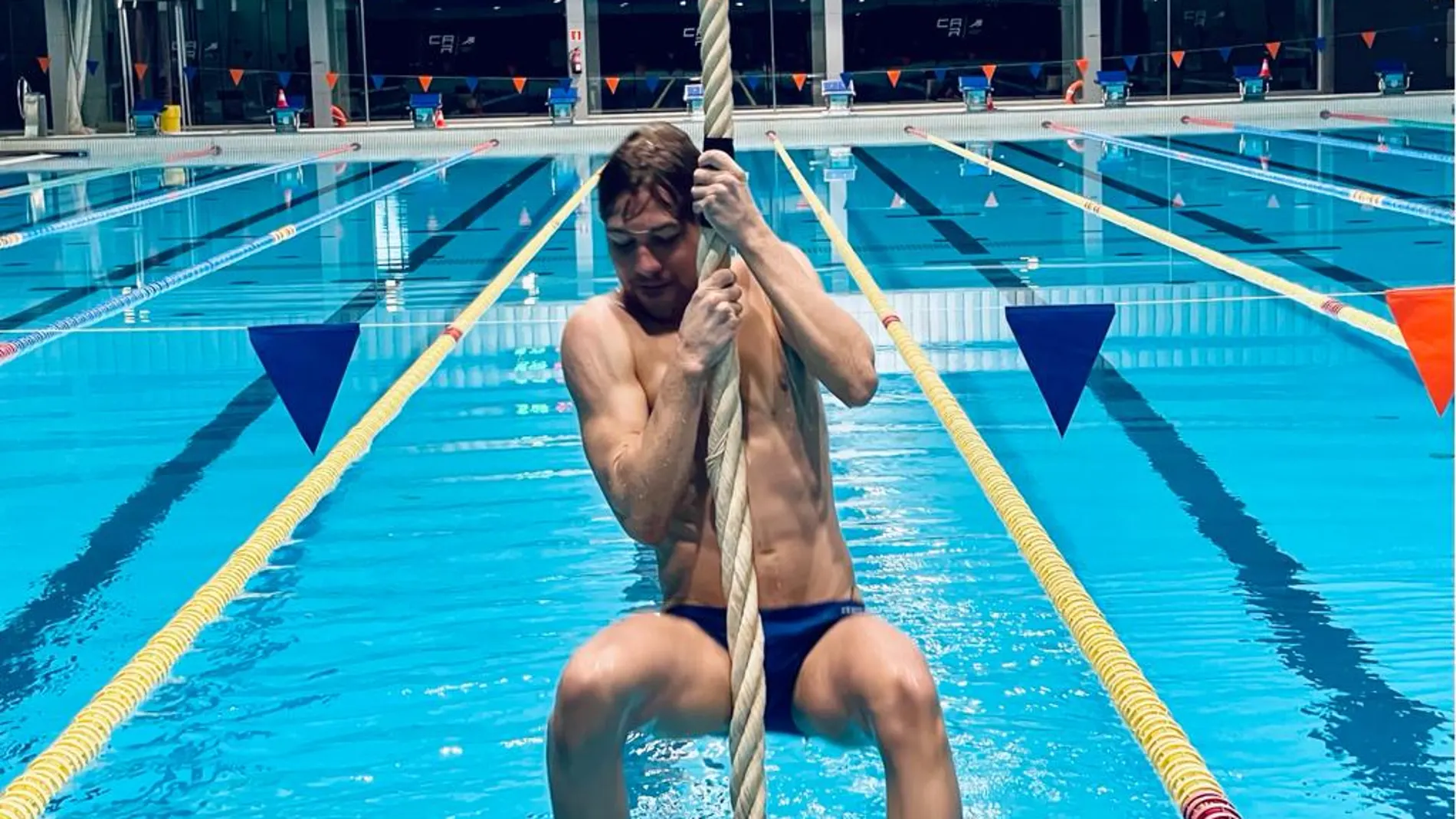 El nadador Alberto Martínez competirá en el Europeo de Budapest en los 10 km de aguas abiertas