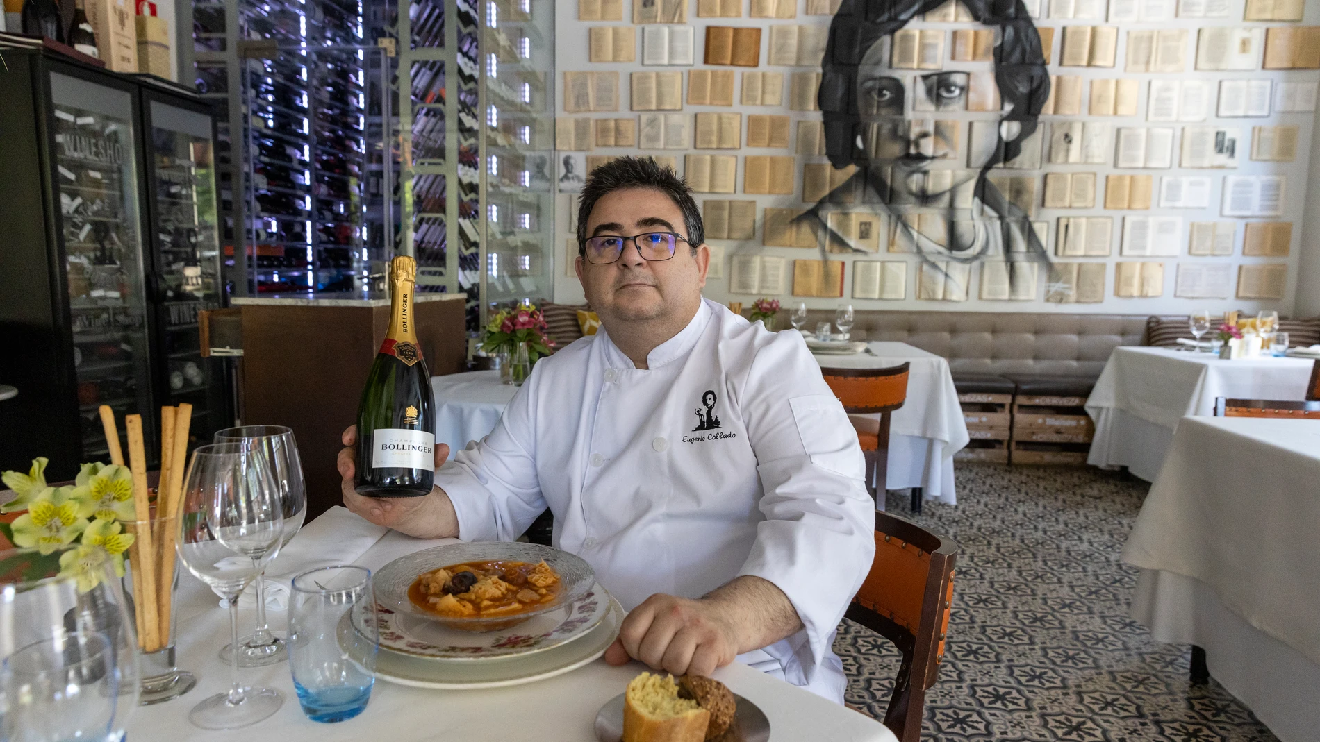Eugenio Collado, chef ejecutivo del restaurante Amparito Roca