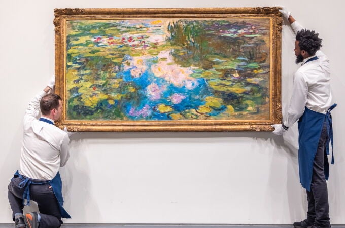 Los nenúfares de Monet que se subastaron anoche en Sotheby's