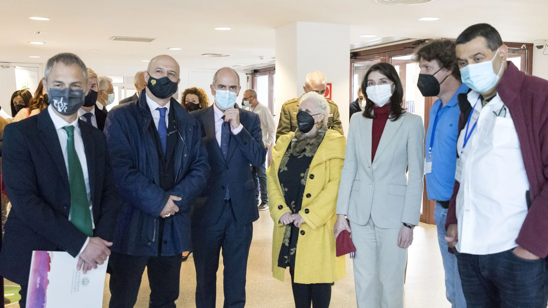 Inauguración del Congreso Internacional de Pastoreo e Inclusión Social. En la imagen, la presidenta del Senado, Pilar Llop, junto a Jorge LLorente, Ricardo Rivero, Javier Iglesias, Ana Suárez y Encarnación Pérez