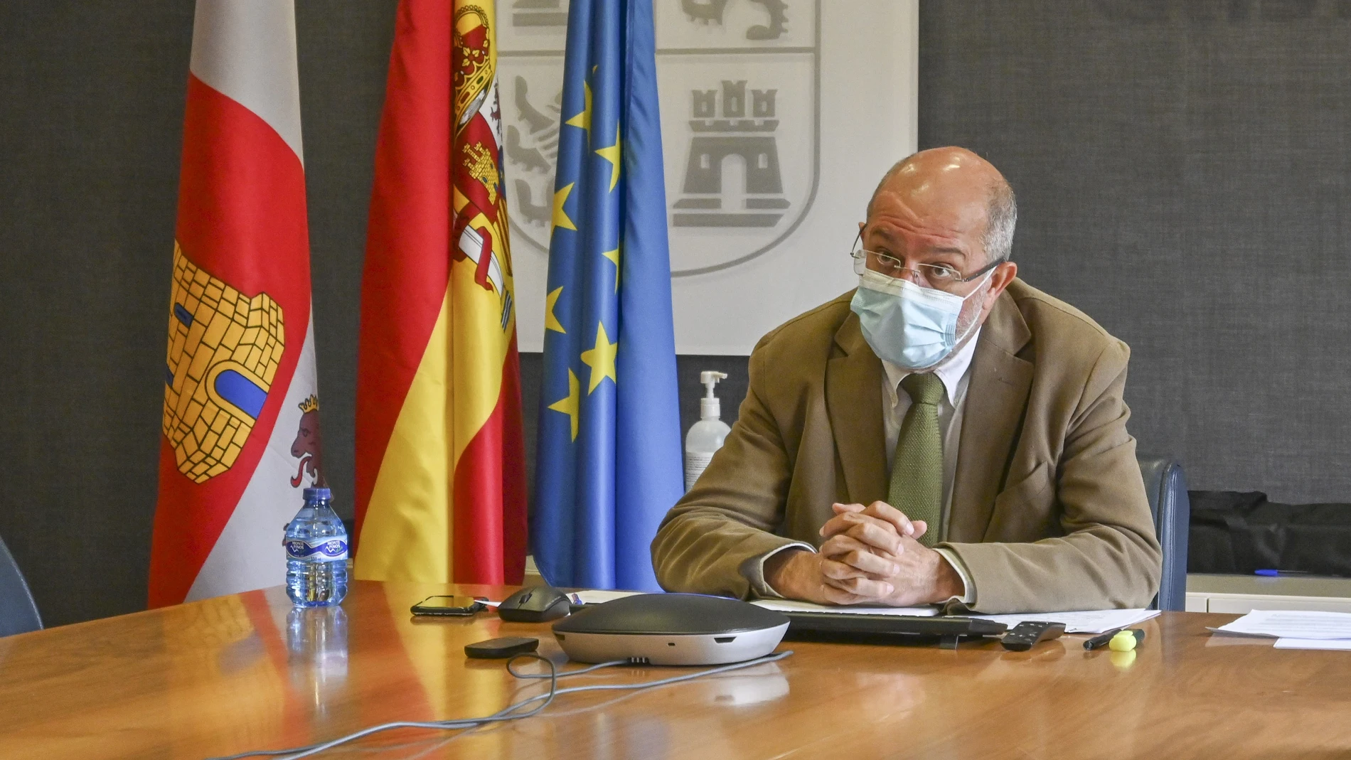 El vicepresidente y portavoz de la Junta, Francisco Igea, durante la conferencia sectorial de Reto Demográfico