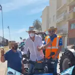 El presidente de la Diputación participa en Orihuela en la movilización de regantes y agricultores contra los recortes al Tajo-Segura