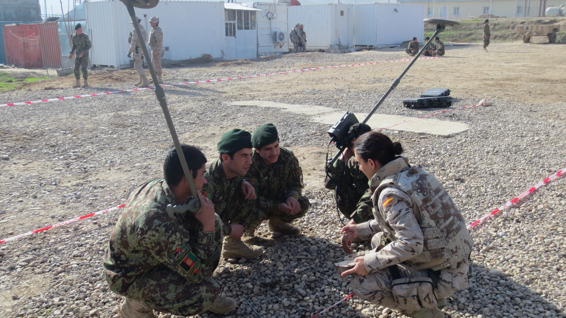 La comandante del Ejercito de Tierra, Ángela Berjillos, sirvió en Afganistan entre 2011 y 2013, en el peor momento de una misión que segó 100 vidas