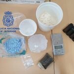 Droga intervenida en una operación en València