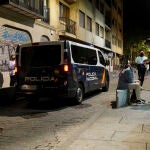 Un furgón de la Policía Nacional de Salamanca
