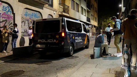 Un furgón de la Policía Nacional de Salamanca