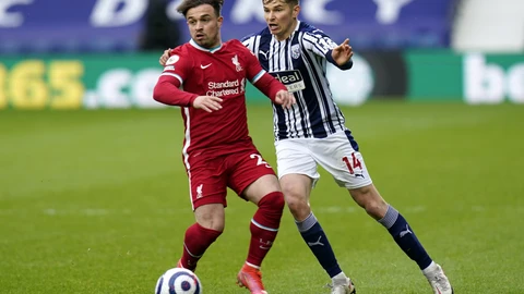 Xherdan Shaqiri con el Liverpool.