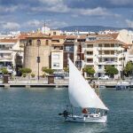 Cambrils desde el mar