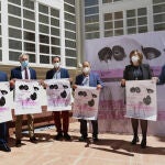 Presentación de la XXXIV Feria Nacional de Ganado Ovino Selecto de Raza Churra La presidenta de la Diputación, Ángeles Armisén, acompañada del vicepresidente primero y diputado de Desarrollo Rural, Luis Calderón (D); presenta la XXXIV Feria Nacional de Ganado Ovino Selecto de Raza Churra, junto a ellos; el subdelegado del Gobierno, Ángel Domingo Miguel 2I); el delegado Territorial de la Junta, José Antonio Rubio Mielgo (I); el alcalde de Palencia, Mario Simón(3I); y el presidente de ANCHE, Mariano Paramio (3D)