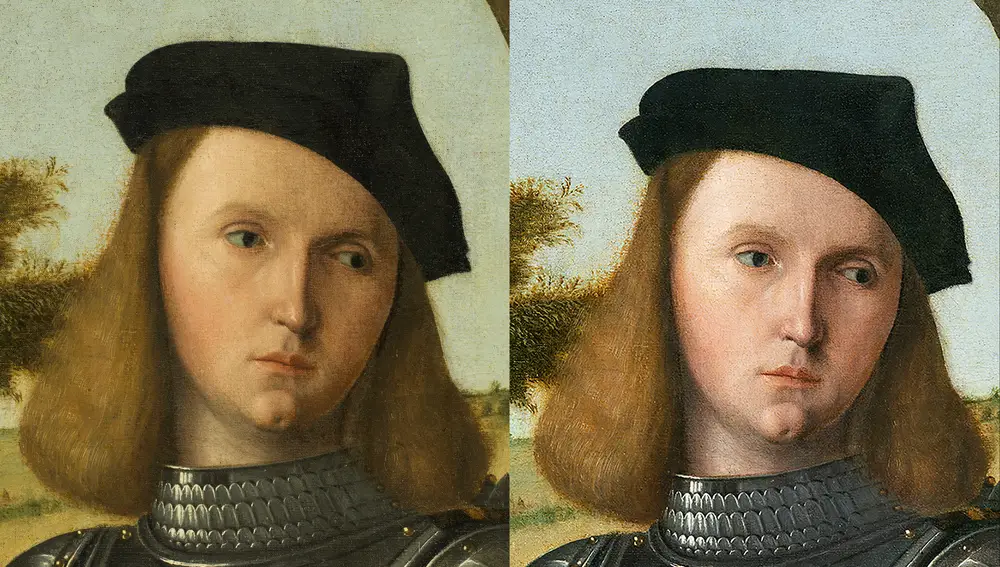 El antes y el después de la restauración