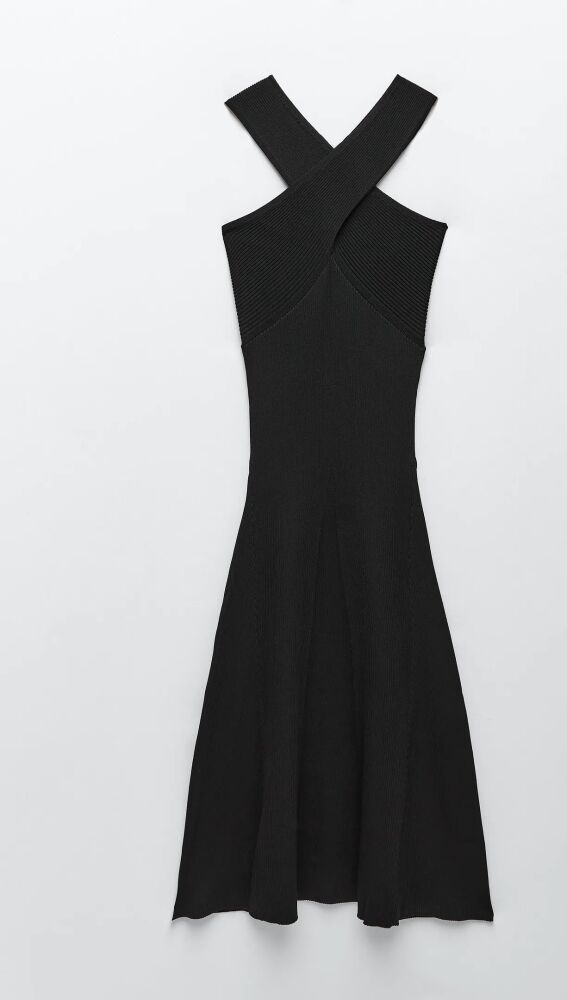 Vestidos cuello halter online zara