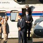 El presidente del Gobierno, Pedro Sánchez a su llegada al Aeropuerto de Melilla el pasado 18 Ángela Ríos / Europa Press