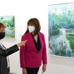 Exposición de Blanca Paniagua, "Un paseo por el Campo Grande", en la sala del Teatro Zorrilla.