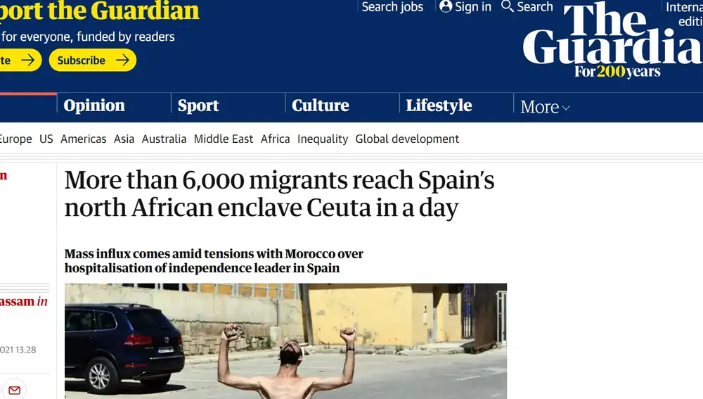 Artículo de The Guardian