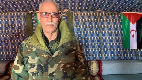 El líder del Frente Polisario y presidente de la República Arabe Democrática Saharaui (RASD), Brahim Ghali.