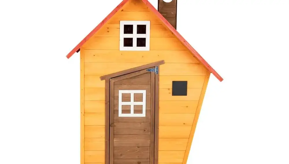 Casa de juguete de madera a buen precio y de buena calidad