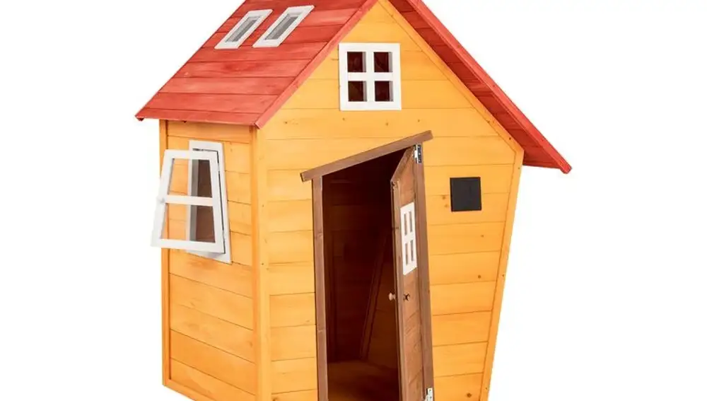 Casa de juguete de madera a buen precio y de buena calidad
