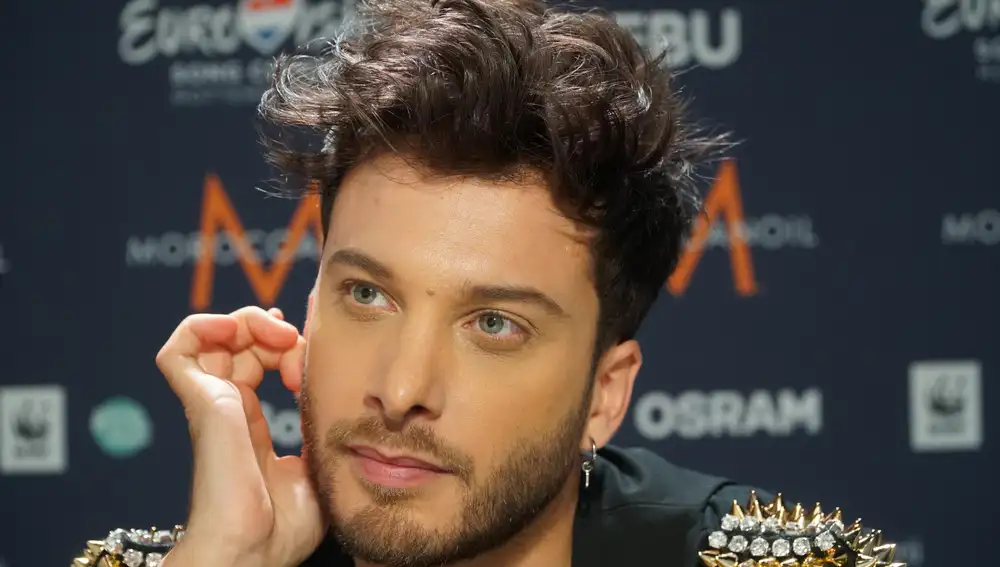 Blas Cantó, representante de España en el Festival de Eurovisión 2021, en una entrevista con la agencia Efe